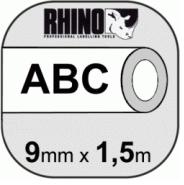 S0718280/18053 DYMO Картридж с термоусадочной трубкой для DYMO RhinoPRO 5000, 9ммx1.5м,черный шрифт/белая лента