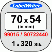 S0722440/99015 DYMO Адресные этикетки, бумажные, 70мм х 54 мм, 320 этикеток в рулоне ― DYMOSHOP.RU - ленточные принтеры DYMO